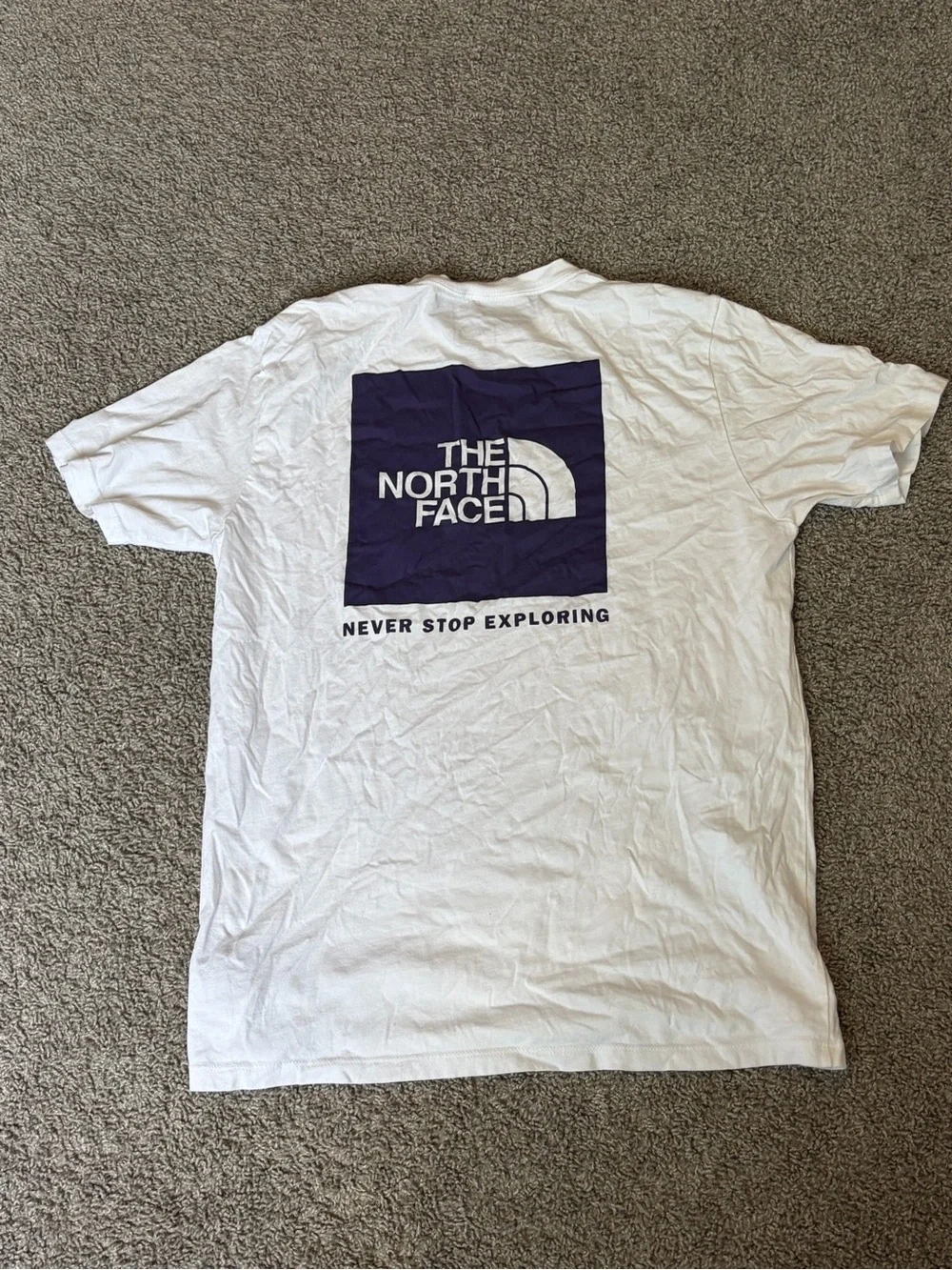 The North Face White Short-Sleeve Logo Tee